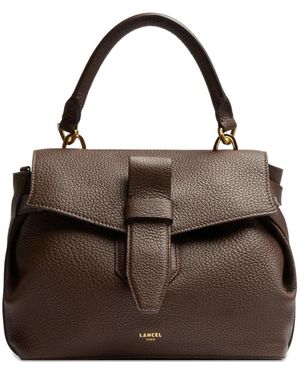 Lancel Charlie Leather Tote Bag - Brown