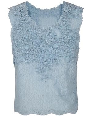 Ermanno Scervino Sleeveless Top - Blue