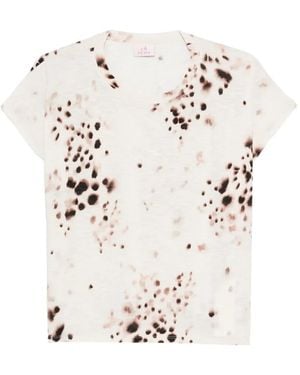 Deha Dot-Print T-Shirt - White