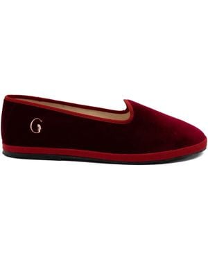 Gondolina Bucintoro Logo-Detail Slippers - Red