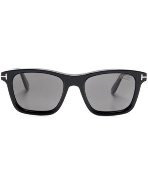 Tom Ford スクエアフレーム サングラス - グレー