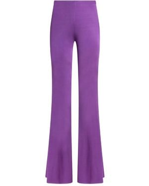 Etro フレアパンツ - パープル