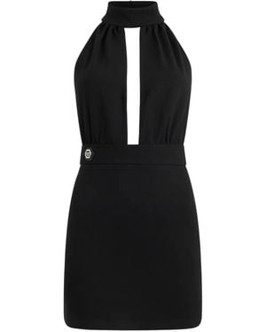 Philipp Plein Backless Mini Dress - Black