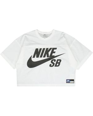 Nike Sb Mesh T-Shirt - White