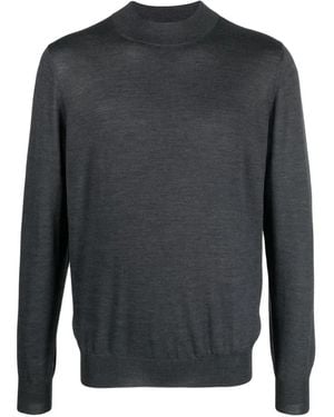 Barba Napoli Maglione Con Collo Rialzato - Grigio