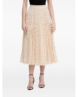 Joop! Falda Midi Salma Con Motivo De Lunares - Neutro