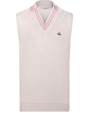 Vivienne Westwood Fisherman Striped Vest - Pink