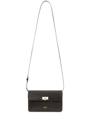 Ferragamo Gancini Harley Clutch Bag - White