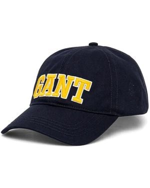GANT Bestickte Baseballkappe - Blau