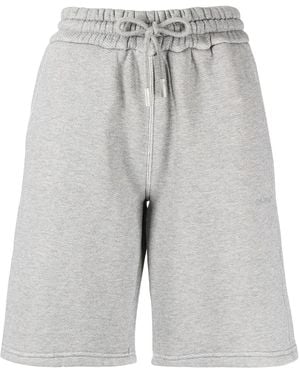 Off-White c/o Virgil Abloh Diag-Stripe Drawstring Shorts - Grey