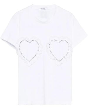 Vivetta Crew-Neck T-Shirt - White