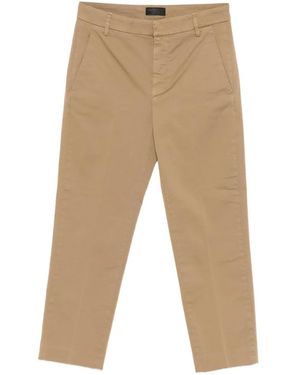 Dondup Pantalon Slim Crop - Natural