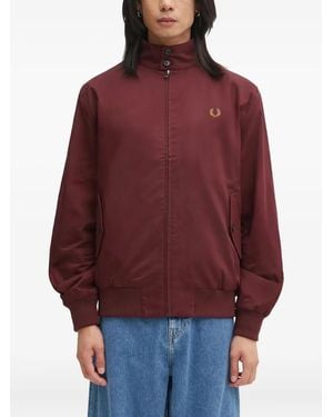 Fred Perry Harrington Logo-embroidered Jacket