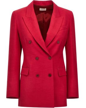 P.A.R.O.S.H. Raisa Blazer - Red