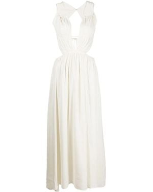 Cult Gaia Open-Back Midi Dress - White