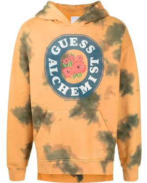 Alchemist Tie-Dye Cotton Hoodie - Blue