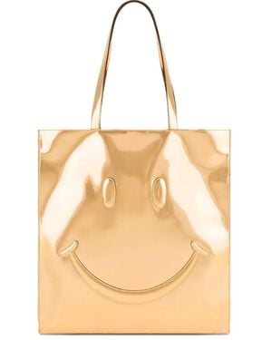 Moschino Fringed-Strap Tote Bag - Natural