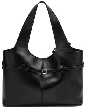 MANU Atelier Medium Cambon Cabas Shoulder Bag - Black