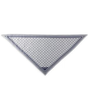 Prada Printed Silk Scarf - Grey