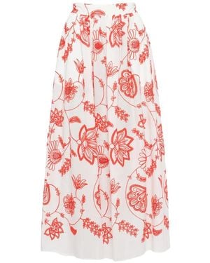 Eres Calie Midi Skirt - White
