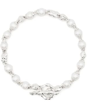 MAOR Pearl-Embellished Bracelet - White
