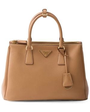 Prada Borsa Tote Galleria Grande - Marrone