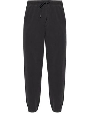 American Vintage Pantalones de chándal con cordones - Negro