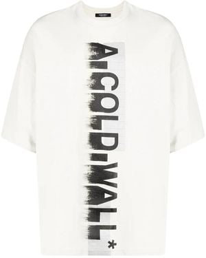 A_COLD_WALL* ロゴ Tシャツ - ホワイト