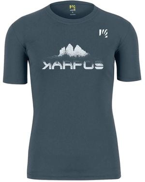 Karpos Mountain-Graphic T-Shirt - Blue