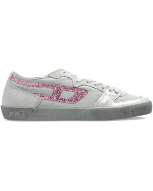 DIESEL S-Leroji Glitter-Stripe Trainers - Grey