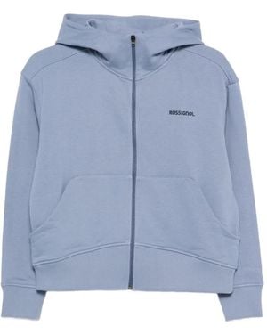 Rossignol Zip-Up Long-Sleeve Hoodie - Blue