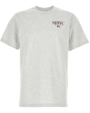 Sporty & Rich Logo-Print T-Shirt - White