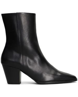 Pedro Miralles Pointed-Toe Ankle Boots - Black