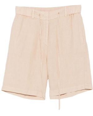 Marc O' Polo Drawstring-Waist Shorts - Natural