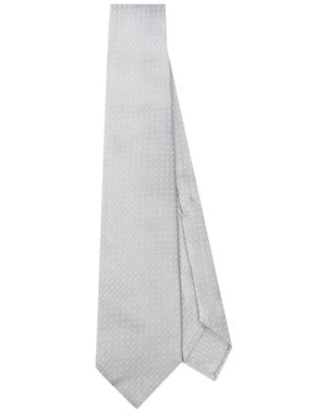 Barba Napoli Cravatta A Pois - Bianco