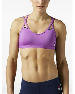 Reebok Double Strappy Sport Bra - Purple