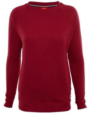 Nike Raglan-Sleeve Sweater - Red