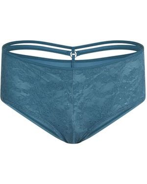 Marlies Dekkers Lace High-Waist Briefs - Blue