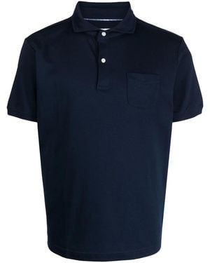 Private Stock Lear Short-Sleeve Polo Shirt - Blue
