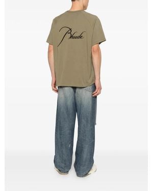 Rhude Short-Sleeve T-Shirt - Blue