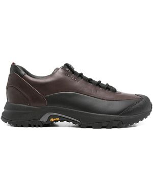 Bally レースアップ レザースニーカー - ブラック