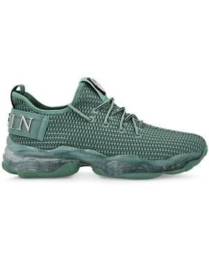 Philipp Plein Runner Hyper $Hock Sneakers - Green
