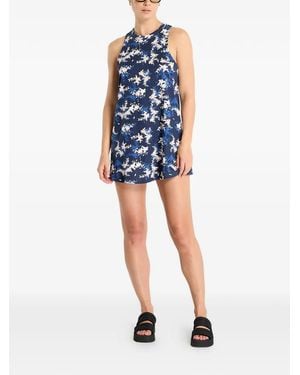 Roxy Abito A Fiori - Blu