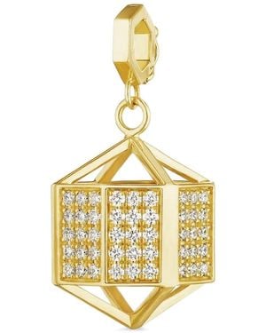 CADAR B Home Diamond Pendant - Metallic