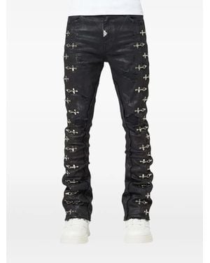 GUAPI Aviation Clasp Jeans - Blue