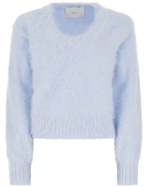 Vanisé Brushed-Knit Sweater - Blue