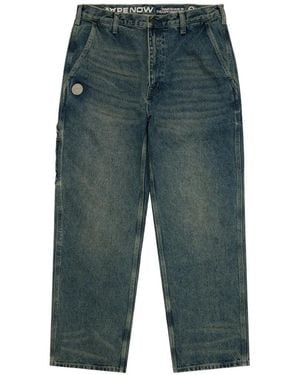 Aape By A Bathing Ape Moonface Jeans - Green