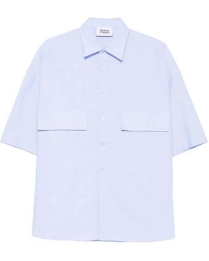 Alpha Studio Flap-Pocket Shirt - White