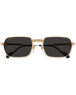 Cartier Square-Frame Sunglasses - Black