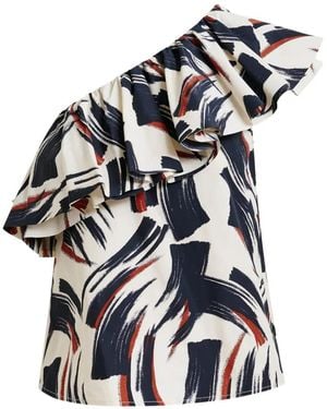 Essentiel Antwerp Ruffled-Neck Blouse - White